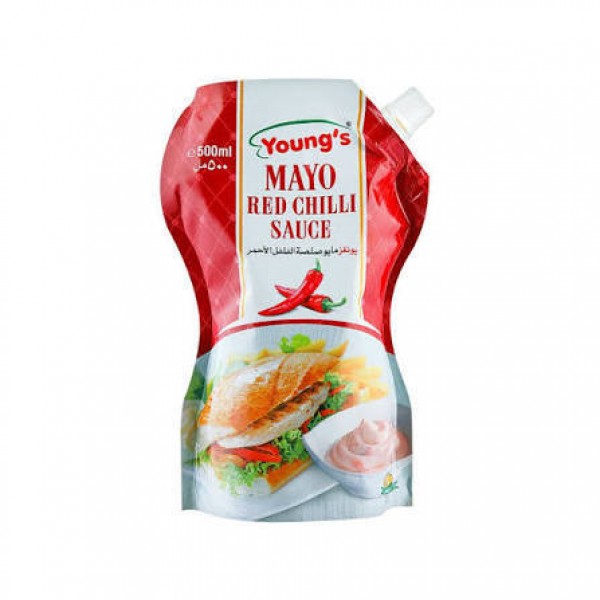 YOUNG`S MAYO RED CHILLI SAUCE 500ML